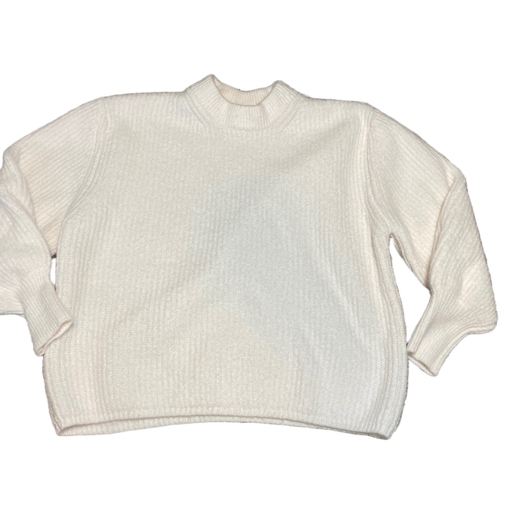 Women’s ASOS Light Pink/Peach Ribbed Long Sleeve Sweater Size 6